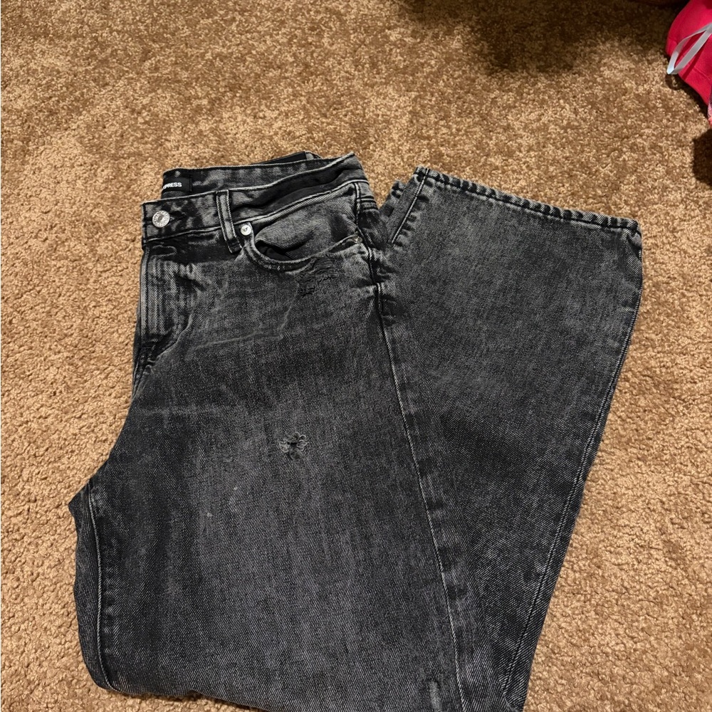 Express Charcoal Black Jeans